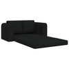 vidaXL Sof&aacute; cama 60cm Negro tela