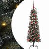 vidaXL &Aacute;rbol de Navidad artificial Verde 120 cm PVC, Pl&aacute;stico y Acero
