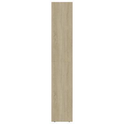 vidaXL Estantería madera contrachapada color roble Sonoma 36x30x171 cm