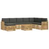 vidaXL Juegos de sof&aacute;s Madera de Acacia S&oacute;lida