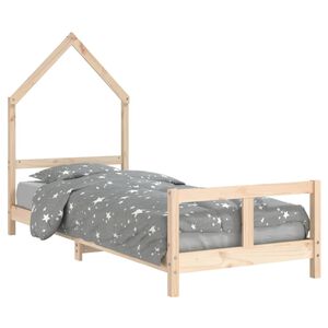 vidaXL Estructura de cama para ni&ntilde;os madera maciza de pino 80x200 cm