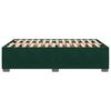 vidaXL Estructura cama sin colch&oacute;n terciopelo verde oscuro 120x200 cm