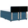 vidaXL Cama box spring con colch&oacute;n terciopelo azul 140x200 cm