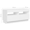 vidaXL Mueble para TV con luces LED blanco 180x35x40 cm