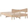vidaXL Estructura de cama sin colch&oacute;n madera de pino maciza 120x200 cm