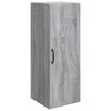 vidaXL Armario de pared Sonoma gris 33 x 34,5 x 90 cm