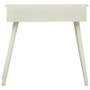 vidaXL Mesa consola con 2 cajones tallados madera gris 80x40x77,8 cm