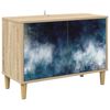 vidaXL Mueble de TV RAALTE 69 x 33 x 50 cm Sonoma Madera de ingenier&iacute;a