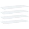 vidaXL Estantes para estanter&iacute;a 4uds contrachapada blanco 100x40x1,5cm