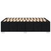 vidaXL Estructura de cama sin colch&oacute;n tela negro 120x190 cm