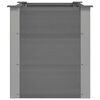 vidaXL Arriate de WPC gris 100x50x54 cm