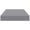 vidaXL Estante flotante de pared MDF gris 40x23x3,8 cm