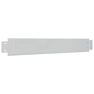 vidaXL Set 5 paneles divisorios flexibles acero galvanizado 100x14 cm