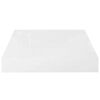 vidaXL Estante flotante de pared 4 uds MDF blanco brillo 23x23,5x3,8cm