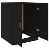 vidaXL Mueble de lavadora negro