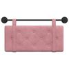 vidaXL Cabecera Colgante Rosa 90 x 55 x 5 cm Terciopelo