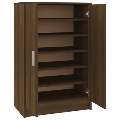 Mueble zapatero de madera de Paulownia marrón 50x28x98 cm vidaXL,  Zapatilleros, Los mejores precios