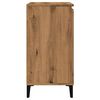 vidaXL Aparador madera contrachapada roble artisian 60x35x70 cm