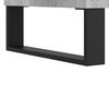 vidaXL Mesa de centro madera contrachapada gris hormigón 90x44,5x45 cm