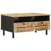 vidaXL Mesa de Caf&eacute; Marr&oacute;n y Negro 80 x 54 x 40 cm
