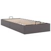 vidaXL Estructura de cama otomana sin colch&oacute;n gris 80x200 cm