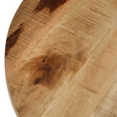 vidaXL Mesa de centro de madera de mango rugosa 65x32 cm