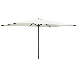 vidaXL Sombrilla de jard&iacute;n 200 x 300 cm Poli&eacute;ster Rectangular Crema
