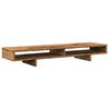 vidaXL Soporte de pantalla madera ingenier&iacute;a envejecida 100x27x15 cm