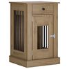 vidaXL Mueble para jaula de perro Roble artisan 50 x 47,5 x 80 cm