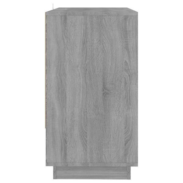 vidaXL Aparador de madera de ingenier&iacute;a gris Sonoma 70x41x75 cm