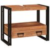 vidaXL Mueble Tocador Marr&oacute;n 71 x 33 x 58 cm Madera de Acacia S&oacute;lida