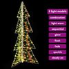 vidaXL &Aacute;rbol de Navidad con 160 LED C&aacute;lido 150 cm PET