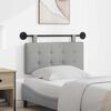 vidaXL Cabecera Colgante Gris Nube 100 x 55 x 5 cm tela
