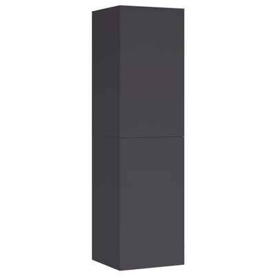 vidaXL Mueble para TV madera contrachapada gris 30,5x30x110 cm