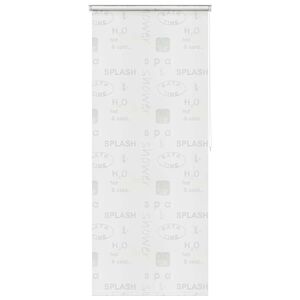 vidaXL Persiana enrollable de ducha Splash 80x240 cm
