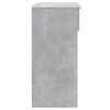 vidaXL Mesa consola de madera contrachapada gris hormig&oacute;n 90x36x75 cm