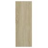 vidaXL Estanter&iacute;a de madera contrachapada blanco y roble 67x24x161 cm