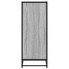 vidaXL Mueble zapatero madera contrachapada gris sonoma 48x38x97,5 cm