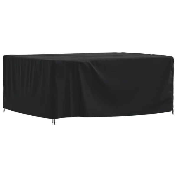 vidaXL Cubierta para muebles de jard&iacute;n Oxford 420D negro 200x165x80 cm