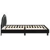 vidaXL Cama para ni&ntilde;os con cabecero Negro 90 x 190 cm Terciopelo