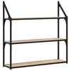 vidaXL Estanter&iacute;a de pared madera ingenier&iacute;a roble Sonoma 80x21x78,5cm
