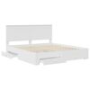 vidaXL Estructura de cama con caj&oacute;n 180 x 200 cm Madera de ingenier&iacute;a