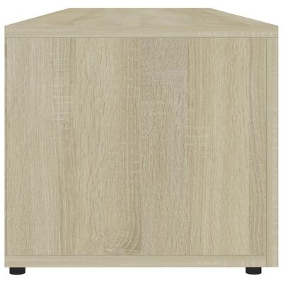 vidaXL Mueble de TV madera contrachapada color roble 120x34x30 cm