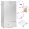 vidaXL Horno ahumador de BBQ con generador humo fr&iacute;o acero galvanizado