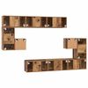 vidaXL Conjunto de mueble de TV 10 pcs Madera envejecida