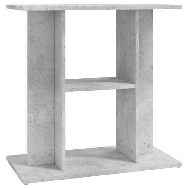 vidaXL Soporte para acuario de hormigón gris 60x30x60 cm de madera sintética