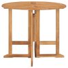 vidaXL Set de comedor de jard&iacute;n plegable 5 pzas madera maciza de teca