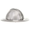 vidaXL R&eacute;plica de casco de caballero medieval antiguo LARP acero plata
