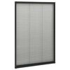 vidaXL Mosquitera plisada para ventanas aluminio antracita 80x160cm