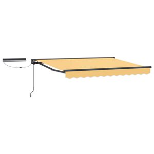 vidaXL Toldo Retr&aacute;ctil El&eacute;ctrico Arena 3,5 x 2,5 m